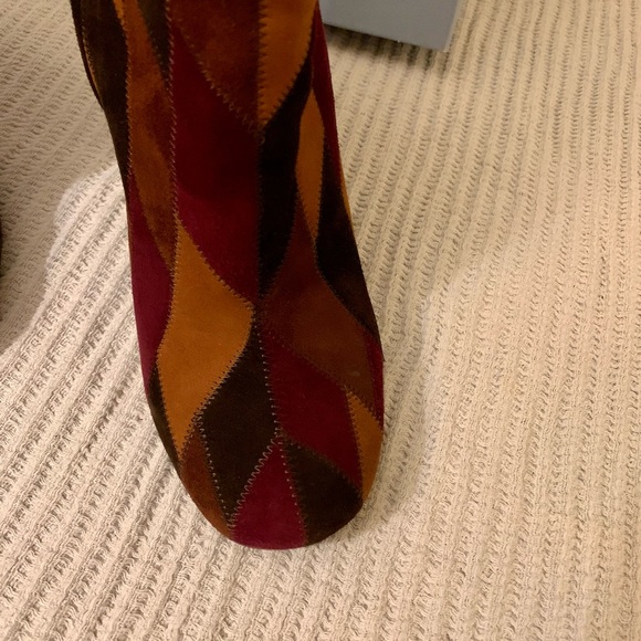 Suede Patchwork Prada Boots - Picture 4 of 7